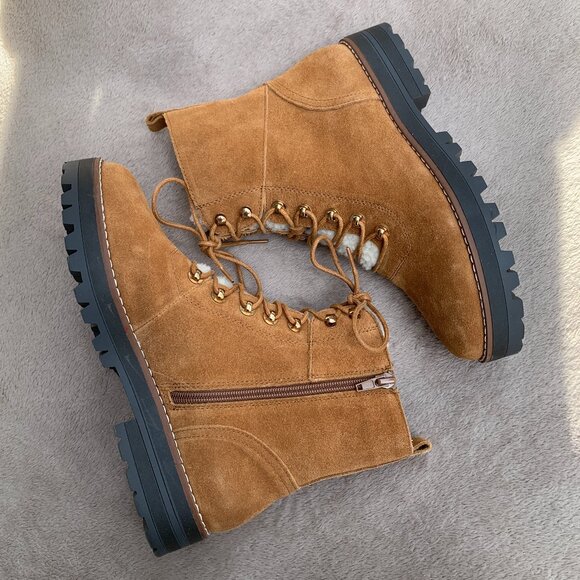 Crown & Ivy Naomi Genuine Suede Boots Sz 7.5 NWT - Picture 10 of 16